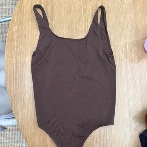 Skims Brown Bodysuit